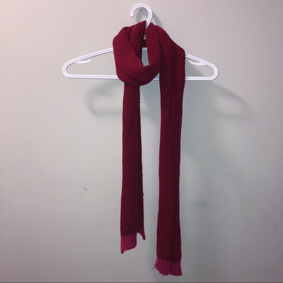 Pink Colour Block Scarf - Picture 1 of 3